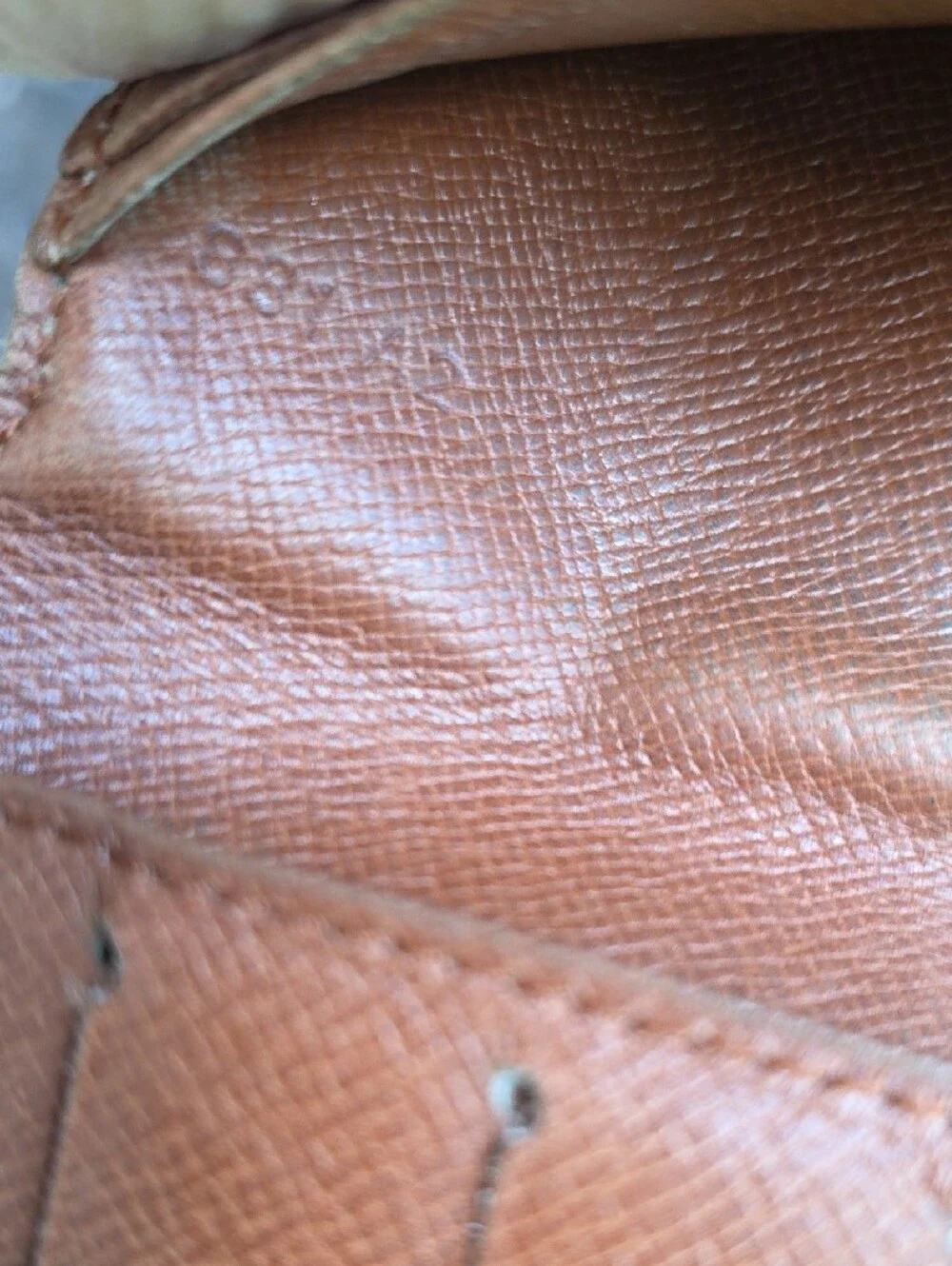 Louis Vuitton Monogram Long Wallet Brown Tan Mens Vintage 881 A2